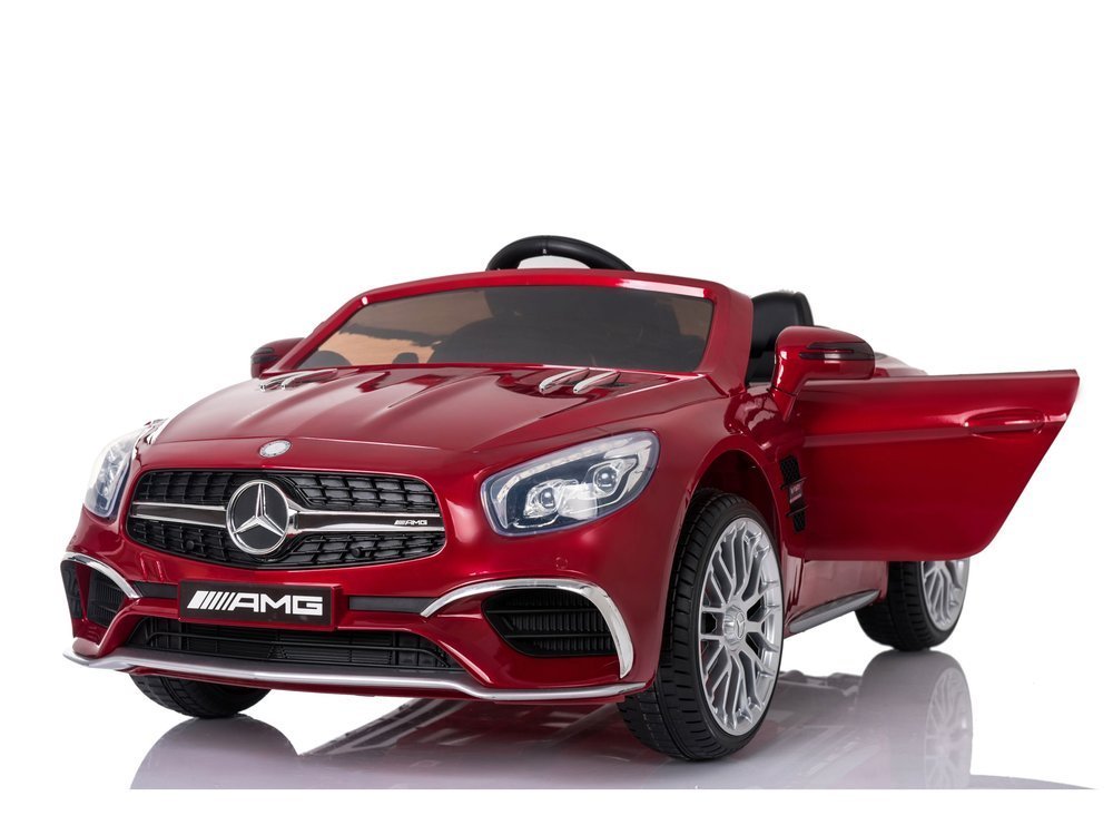 Kinderfahrzeug Mercedes SL65 Auto für Kinder Rot lackiert