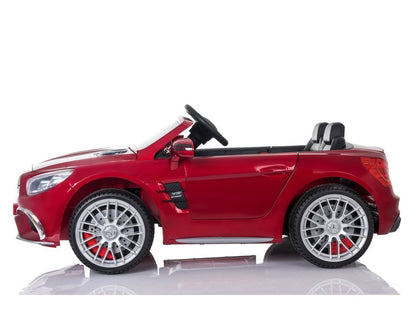 Kinderfahrzeug Mercedes SL65 Auto für Kinder Rot lackiert