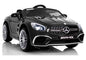 Kinderfahrzeug Mercedes SL65 Auto für Kinder Schwarz lackiert