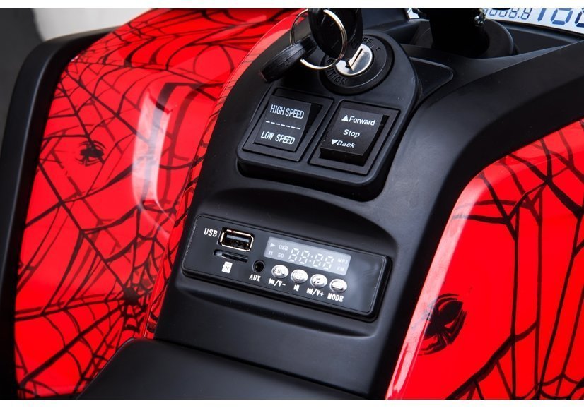 Elektro Kinder Quad XMX607 Rot lackiert Spider