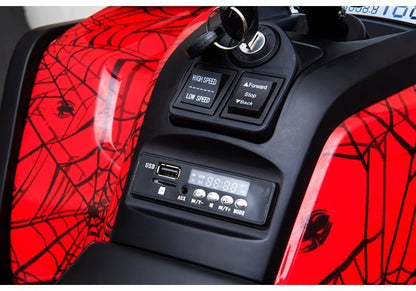 Elektro Kinder Quad XMX607 Rot lackiert Spider