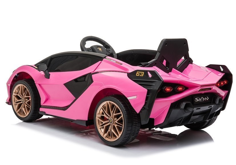 Elektrische Fahrt auf Auto Lamborghini Sian Rose