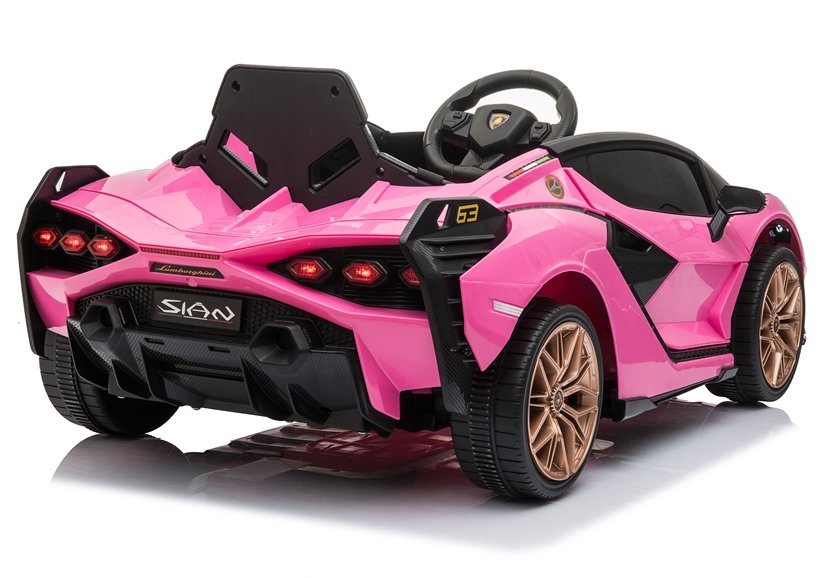 Elektrische Fahrt auf Auto Lamborghini Sian Rose