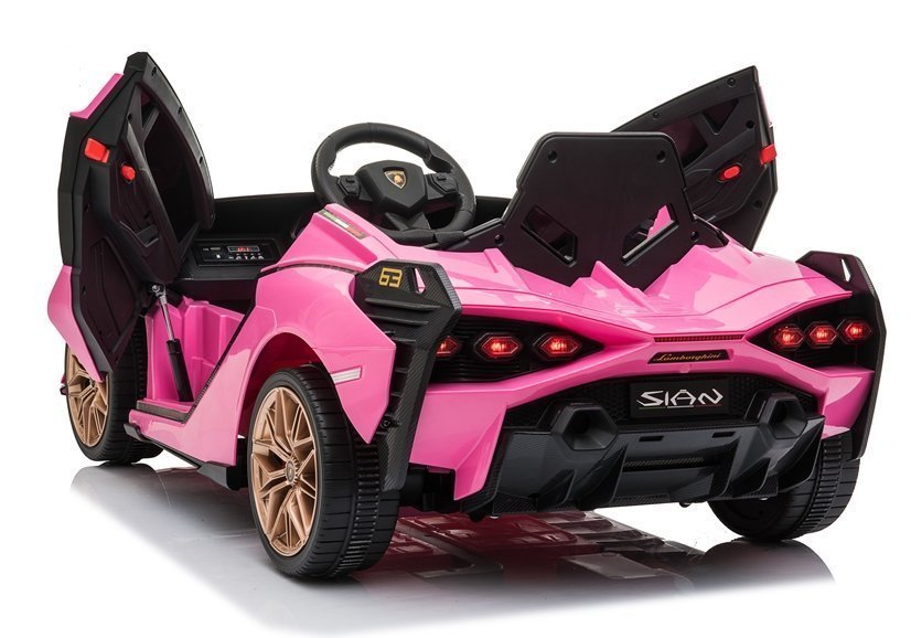 Elektrische Fahrt auf Auto Lamborghini Sian Rose
