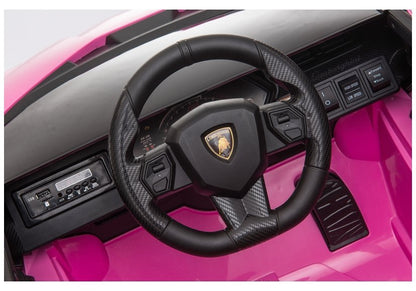 Elektrische Fahrt auf Auto Lamborghini Sian Rose