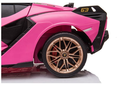 Elektrische Fahrt auf Auto Lamborghini Sian Rose