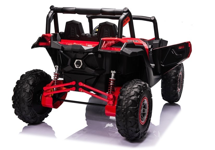 Elektro Kinderauto Buggy 4x4 UTV-MX Rot 24V,EVA Reifen,Ledersitz, 2Sitzer