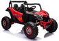 Elektro Kinderauto Buggy 4x4 UTV-MX Rot 24V,EVA Reifen,Ledersitz, 2Sitzer
