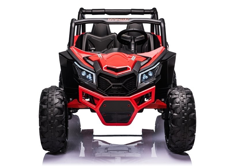 Elektro Kinderauto Buggy 4x4 UTV-MX Rot 24V,EVA Reifen,Ledersitz, 2Sitzer