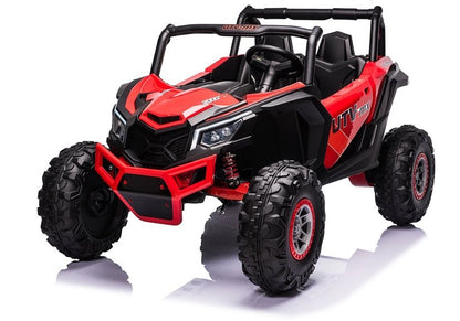 Elektro Kinderauto Buggy 4x4 UTV-MX Rot 24V,EVA Reifen,Ledersitz, 2Sitzer