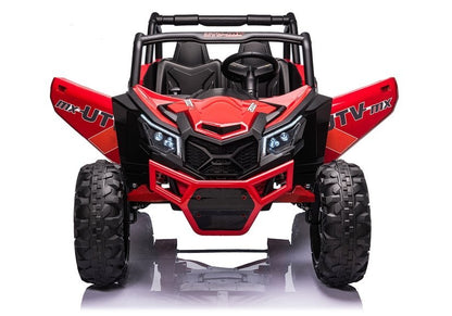 Elektro Kinderauto Buggy 4x4 UTV-MX Rot 24V,EVA Reifen,Ledersitz, 2Sitzer
