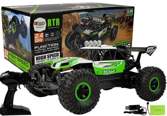 Ferngesteuerter Off-Road-Rennwagen 1:14 Grün