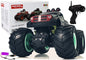 Offroad Auto Pick Up Riesige Bigfoot Wheels 2.4G 1:18 Schwarz / Grün Ferngesteuert