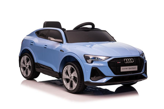 Elektro Kinderauto Audi E-Tron QLS-6688 Blau 4x45W mit LED-Scheinwerfern