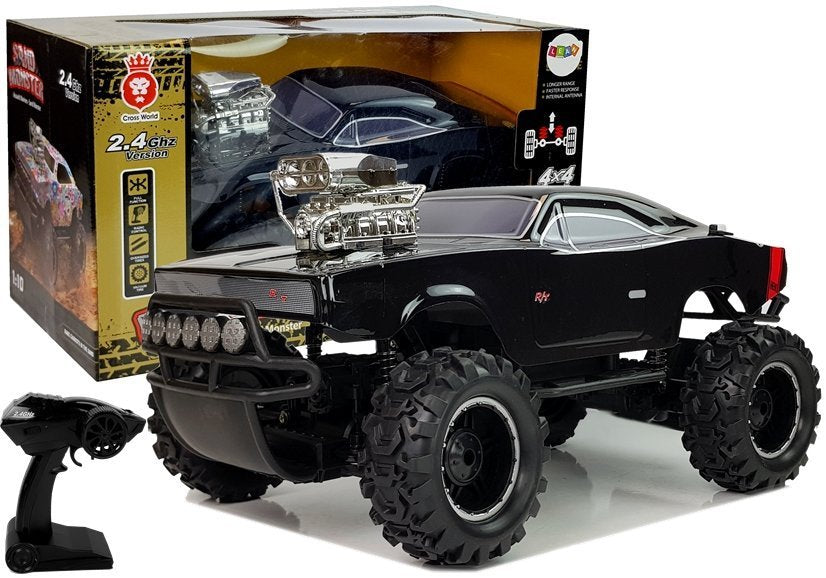 Ferngesteuertes Geländewagen 2.4G 4x4 Schwarz