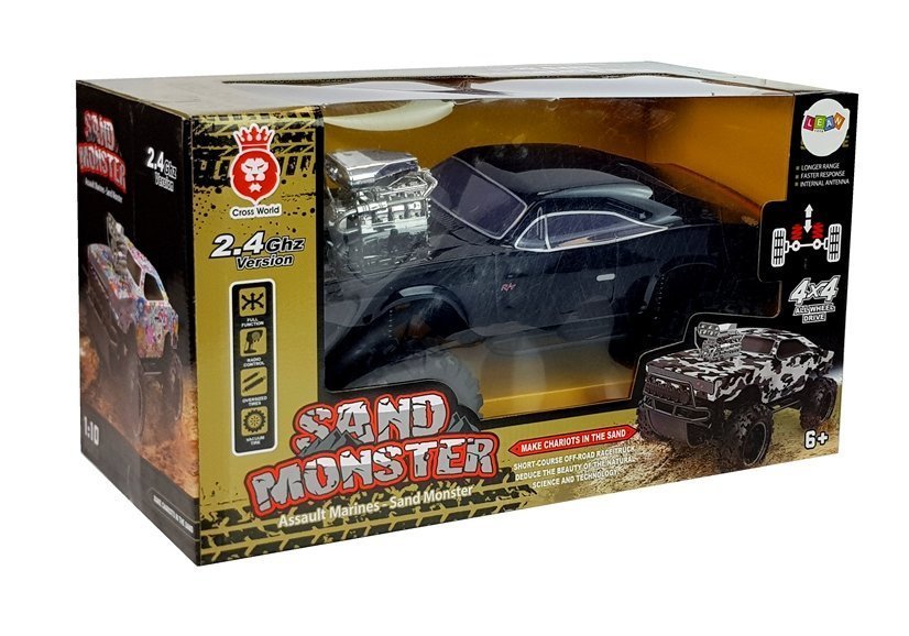 Ferngesteuertes Geländewagen 2.4G 4x4 Schwarz