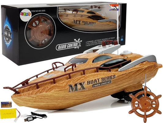 Powerboat R/C 27Mh Remote Steering Fernsteuerung Reichweite 40 m
