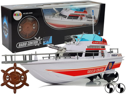 Rettungsboot Fernsteuerung 27 Mhz Ruder 44 cm Reichweite 40 m