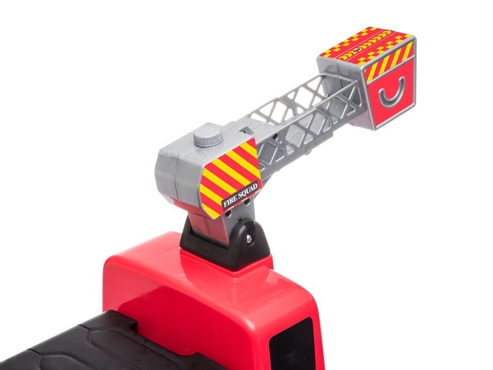 Fire engine Ladder Soap bubbles Sounds Roosters
