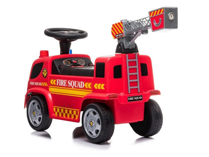 Fire engine Ladder Soap bubbles Sounds Roosters
