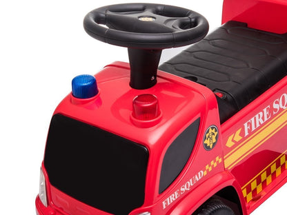Fire engine Ladder Soap bubbles Sounds Roosters
