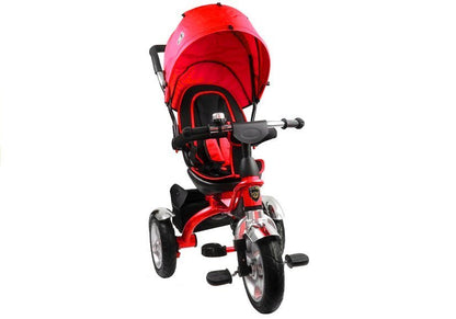 Dreirad PRO500 Rot Gummiräder Sonnendach