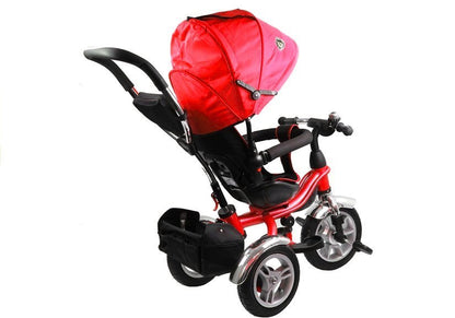 Dreirad PRO500 Rot Gummiräder Sonnendach