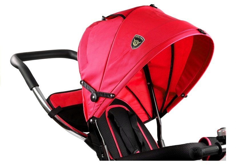 Dreirad PRO500 Rot Gummiräder Sonnendach