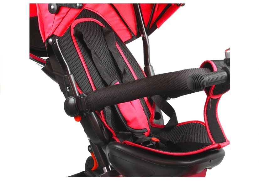 Dreirad PRO500 Rot Gummiräder Sonnendach