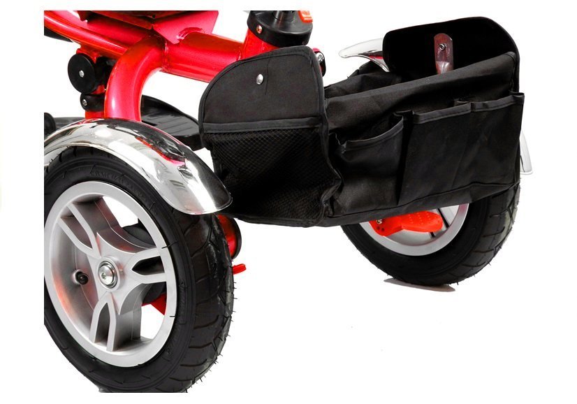Dreirad PRO500 Rot Gummiräder Sonnendach