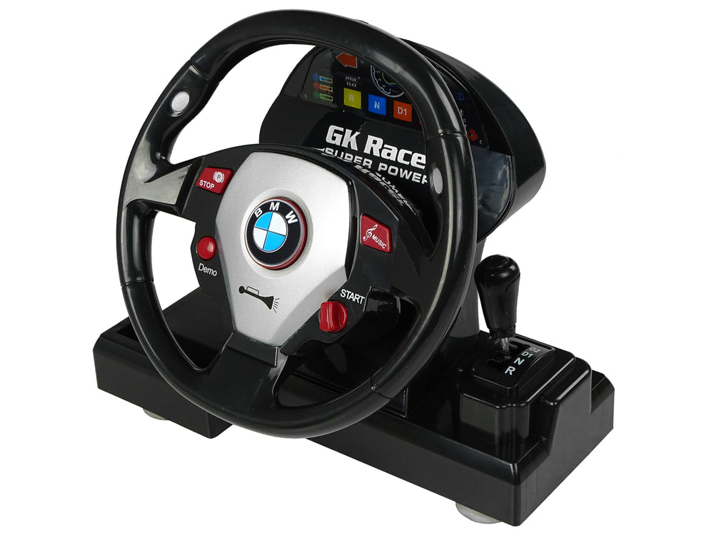 Ferngesteuertes BMW M3 Weiß 2.4G Pilot Lenkrad 1:18 Sound Lights