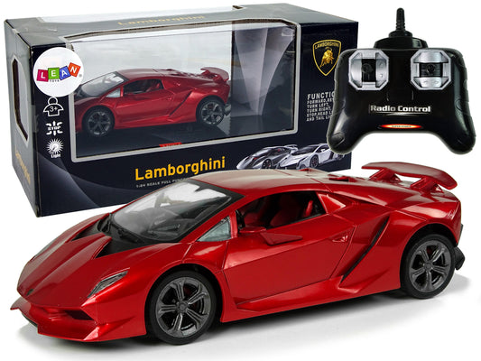 Sportwagen 1:24 Lamborghini Rot 2.4 G Lights