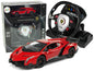 Ferngesteuerter Lamborghini Veneno Rot 2.4 G Pilot Lenkrad Sound Lichter