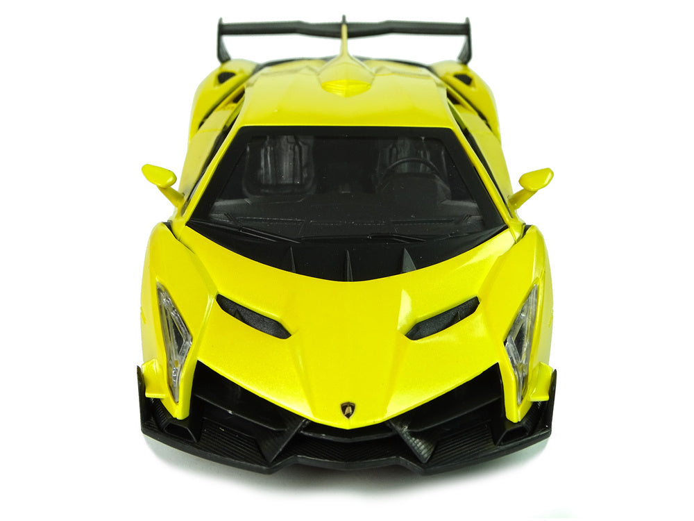 Ferngesteuerter Lamborghini Veneno Gelb 2.4 G Pilot Lenkrad Sound Lichter